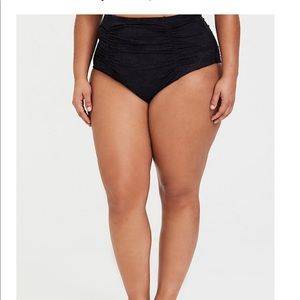 High waisted swim bottoms